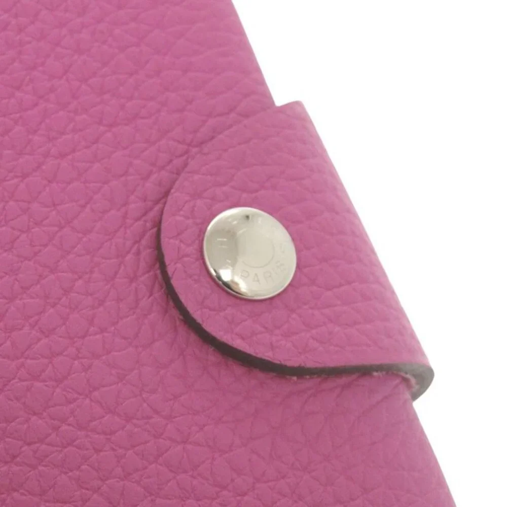 Hermes Ulysse Neo Mini Togo Magnolia Silver Hardware C Stamp